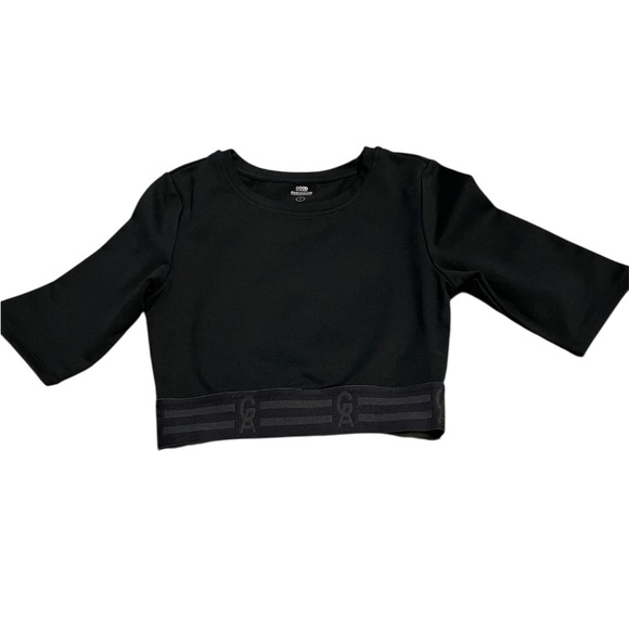 NWOT Good American Icon black crop top. Size 0. - Picture 3 of 5